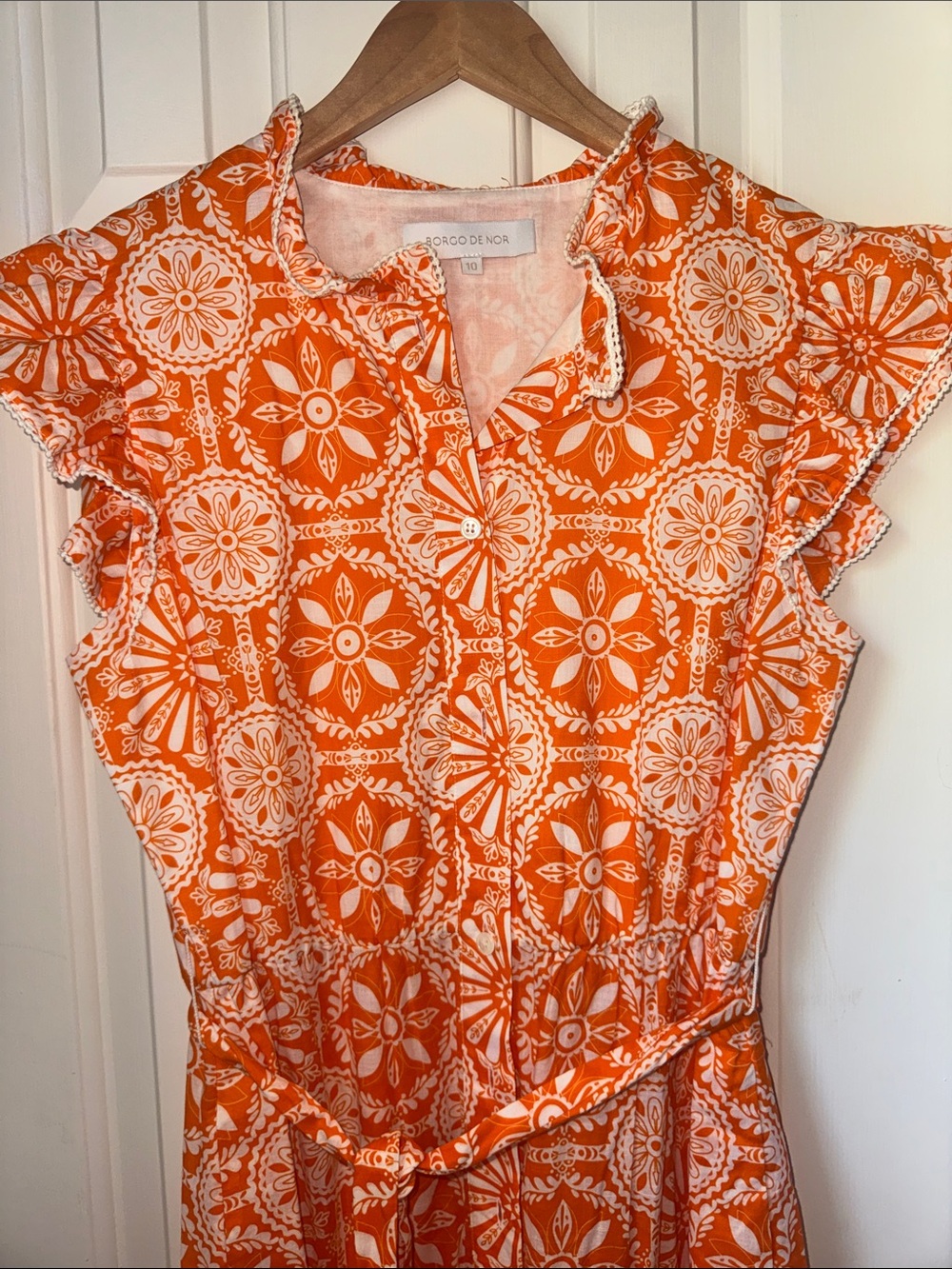 Borgo de Not Palmero Maxi Dress with Tie Waist - Picture 3 of 4